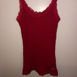 Red Hollister Tank Top